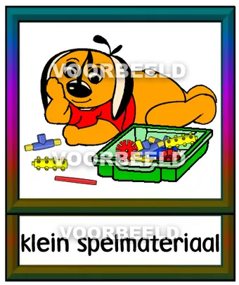 Klein spelmateriaal