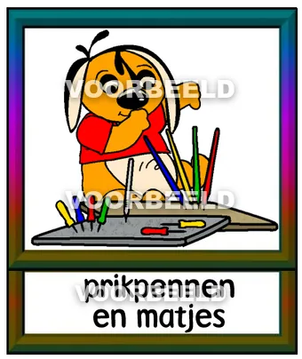 Prikpennen en matjes