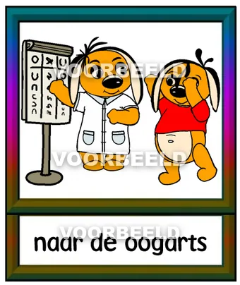 Naar de oogarts