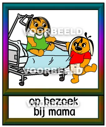 Op bezoek bij mama