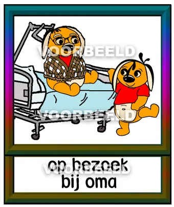 Op bezoek bij oma
