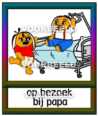 Op bezoek bij papa